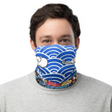 LetzDesign Japanese Character Neck Gaiter, Face Mask.