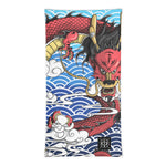 LetzDesign Japanese Anime Dragon Neck Gaiter, Face Mask.