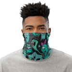 LetzDesign Halloween Ghost Neck Gaiter, Face Mask