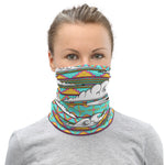 New Mexico Retro Native American Neck Gaiter, Face Mask.