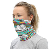 New Mexico Retro Native American Neck Gaiter, Face Mask.