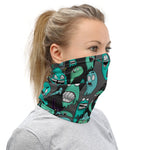 LetzDesign Halloween Ghost Neck Gaiter, Face Mask