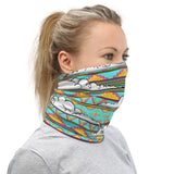 New Mexico Retro Native American Neck Gaiter, Face Mask.