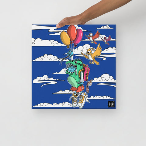 Yeti #6 Tommy The Aerial Anomaly Canvas Print