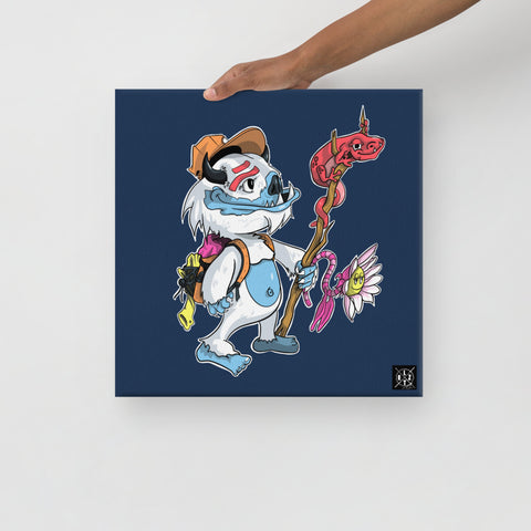 Yeti #5 Wild Bill Canvas Print