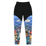 LetzDesign Japanese Character Yoga Leggings