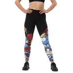 LetzDesign Japanese Anime Dragon Yoga Leggings