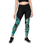 LetzDesign Halloween Ghost Yoga Leggings