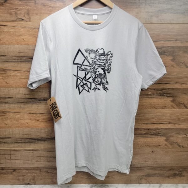 Horny Toad Cowboy T-Shirt Western Lizard Graphic Tee Southwest Desert Art Shirt - Image 3
